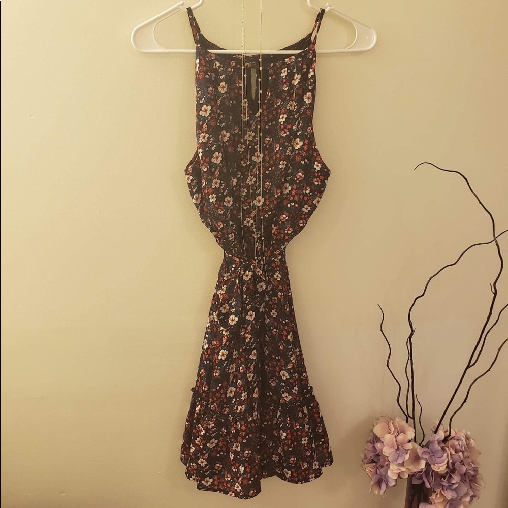 Floral dress from Francesca’s boutique.